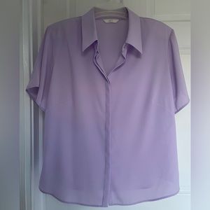 Gorgeous, pastel lilac shirt by Marks & Spencer size 16 (USA)